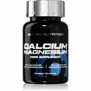 Scitec Nutrition Calcium-Magnesium tablety pro podporu normální činnosti nervové soustavy, svalů, zubů a snížení míry únavy 90 tbl obraz