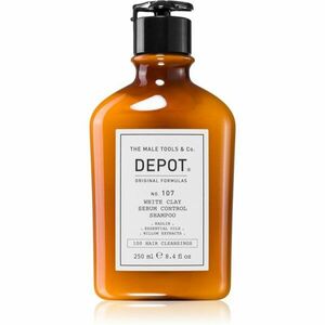 Depot No. 107 White Clay Sebum Control Shampoo čisticí šampon pro mastné vlasy a vlasovou pokožku 250 ml obraz