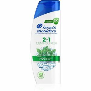 Head & Shoulders Menthol Fresh 2in1 šampon a kondicionér 2 v 1 proti lupům 250 ml obraz