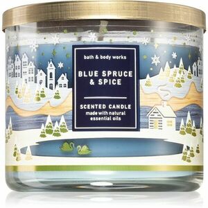 Bath & Body Works Blue Spruce & Spice vonná svíčka 411 g obraz