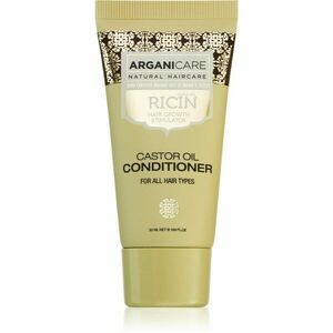 Arganicare Ricin hydratační a vyživující kondicionér pro podporu růstu vlasů pro všechny typy vlasů 50 ml obraz