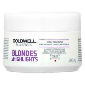 Goldwell Dualsenses Blondes & Highlights 60sec Treatment maska pro blond vlasy 200 ml obraz
