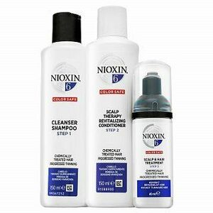Nioxin System 6 Trial Kit sada pro řídnoucí vlasy 150 ml + 150 ml + 40 ml obraz