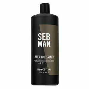 Sebastian Professional Man The Multi-Tasker 3-in-1 Shampoo šampon na vlasy, vousy i tělo 1000 ml obraz