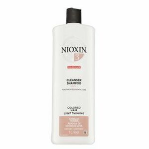 Nioxin System 3 Cleanser Shampoo čisticí šampon pro jemné barvené vlasy 1000 ml obraz