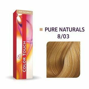 Wella Professionals Color Touch Pure Naturals profesionální demi-permanentní barva na vlasy s multi-dimenzionálním efektem 8/03 60 ml obraz