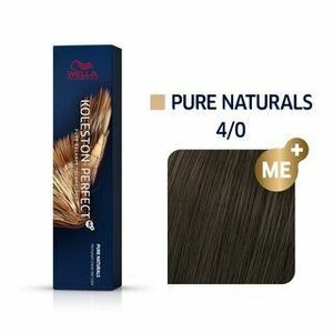 Wella Professionals Koleston Perfect Me+ Pure Naturals profesionální permanentní barva na vlasy 4/0 60 ml obraz