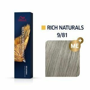 Wella Professionals Koleston Perfect Me+ Rich Naturals profesionální permanentní barva na vlasy 9/81 60 ml obraz