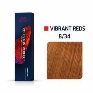 Wella Professionals Koleston Perfect Vibrant Reds profesionální permanentní barva na vlasy 8/34 60 ml obraz