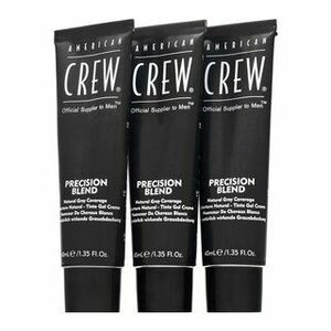 American Crew Precision Blend Natural Gray Coverage barva na vlasy pro muže Light Blond 7-8 3 x 40 ml obraz