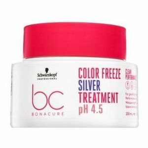 Schwarzkopf Professional BC Bonacure Color Freeze Silver Treatment pH 4.5 Clean Performance maska pro platinově blond a šedivé vlasy 200 ml obraz