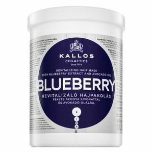 Kallos Blueberry Revitalizing Hair Mask vyživující maska pro suché a poškozené vlasy 1000 ml obraz