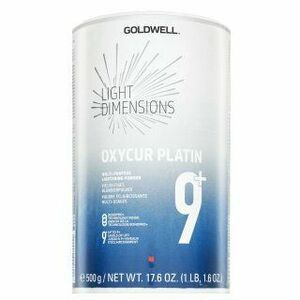 Goldwell Light Dimensions Oxycur Platin 9+ Multi-Purpose Lightening Powder pudr pro zesvětlení vlasů 500 g obraz