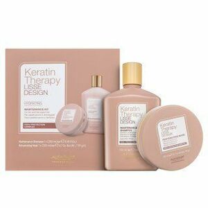 Alfaparf Milano Lisse Design Keratin Therapy Hydrating Maintenance Kit šampon + maska pro hydrataci vlasů obraz