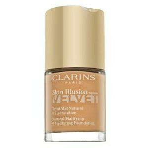 Clarins Skin Illusion Velvet Natural Matifying & Hydrating Foundation tekutý make-up s matujícím účinkem 108W Sand 30 ml obraz