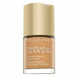 Clarins Skin Illusion Velvet Natural Matifying & Hydrating Foundation tekutý make-up s matujícím účinkem 110N Honey 30 ml obraz