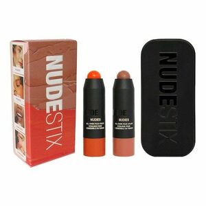 NUDESTIX - Sunkissed Peach Blush and Bronze 2-Piece Kit – Sada make-upu pro pleť obraz