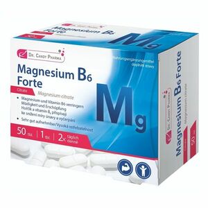 DR.CANDY PHARMA Magnesium + vitamín B6 forte 100 mg 50 tablet obraz