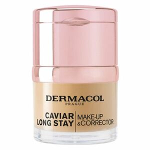 Dermacol Caviar Long Stay dlouhotrvající make-up s výtažky z kaviáru a zdokonalující korektor obraz