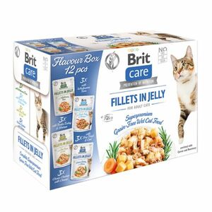 BRIT Care Fillets in Jelly Flavour kapsičky s želé pro kočky 12 x 85 g obraz
