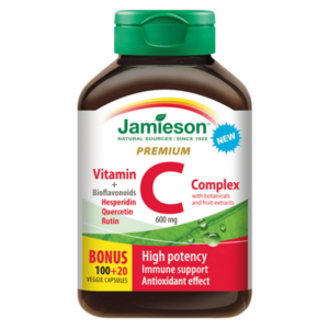 JAMIESON Vitamín C Premium 600 mg s bioflavonoidy 120 kapslí obraz