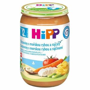 HIPP Menu těstoviny s mořskou rybou a rajčaty 220 g obraz