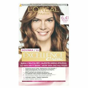 L'OREAL Excellence Creme Barva na vlasy 6.41 Hnědá oříšková obraz