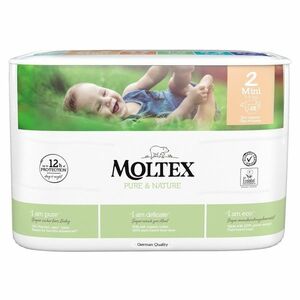 MOLTEX Pure & Nature Mini 3-6 kg 38 kusů obraz
