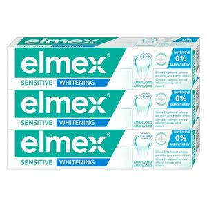 ELMEX Sensitive Whitening Zubní pasta pro citlivé zuby 3 x 75ml obraz