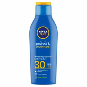 NIVEA Sun Protect&Moisture Hydratační mléko na opalování OF 30 200 ml obraz