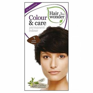 HAIRWONDER Dlouhotrvající barva na vlasy 3 Tmavě hnědá BIO 100 ml obraz