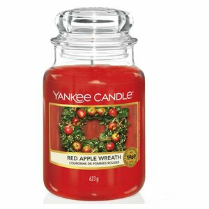 YANKEE CANDLE Classic Vonná svíčka velká Red Apple Wreath 623 g obraz