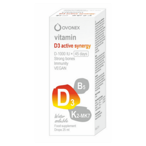 OVONEX Vitamín D3 active synergy kapky 25 ml obraz