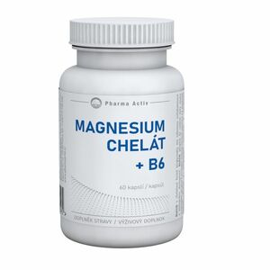 PHARMA ACTIV Magnesium chelát + B6 60 kapslí obraz