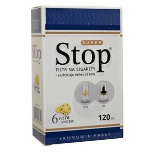 STOPFILTR Super filtr na cigarety 120 kusů obraz