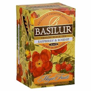 BASILUR Magic Raspberry & Rosehip černý čaj 20 sáčků obraz