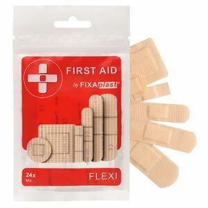 FIXAplast First aid flexi náplast mix 24 kusů obraz
