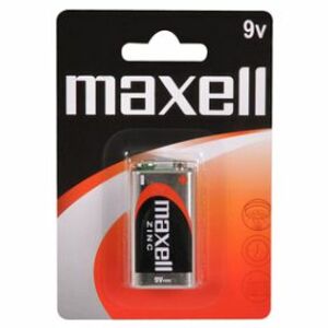 MAXELL 6F22 1BP 9V Zn baterie obraz