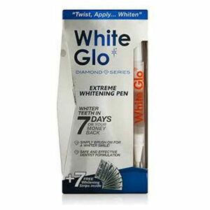 WHITE GLO Diamond Series bělící pero + 7 bělících pásků na zuby obraz