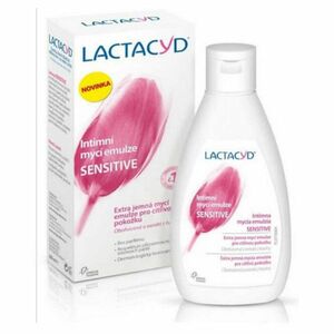 LACTACYD Intimní mycí emulze Sensitive 200 ml obraz