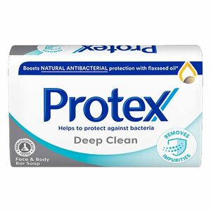 PROTEX Deep Clean tuhé mýdlo s přirozenou antibakteriální ochranou 90 g obraz