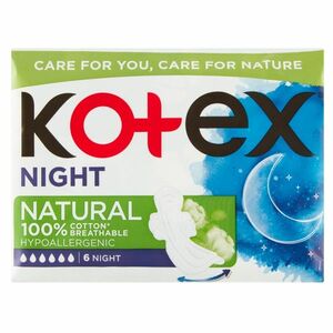 KOTEX NATURAL Night 6 ks obraz