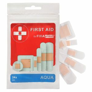 FIXAplast First aid aqua náplast mix 24 kusů obraz