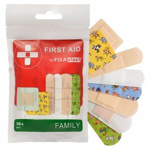 FIXAplast First aid family náplast mix 36 kusů obraz