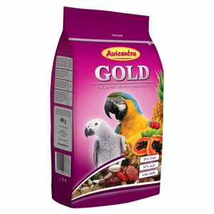 AVICENTRA Velký papoušek Gold 850 g obraz
