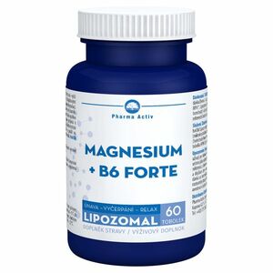 PHARMA ACTIV Lipozomal magnesium + B6 forte 60 tobolek obraz