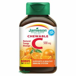 JAMIESON Vitamín C 500mg pomeranč 120 cucacích tablet obraz