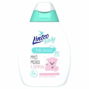 LINTEO Baby Mycí mléko a šampon s Bio měsíčkem lékařským 250 ml obraz