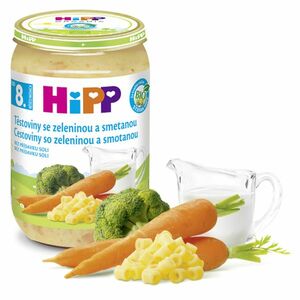 HIPP Junior bio těstoviny se zeleninou a smetanou od ukončeného 8. měsíce 220 g obraz
