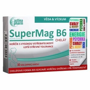 ASTINA SuperMag B6 chelát 30 kapslí obraz